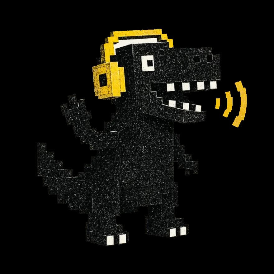 Kuro the Rex waving hello